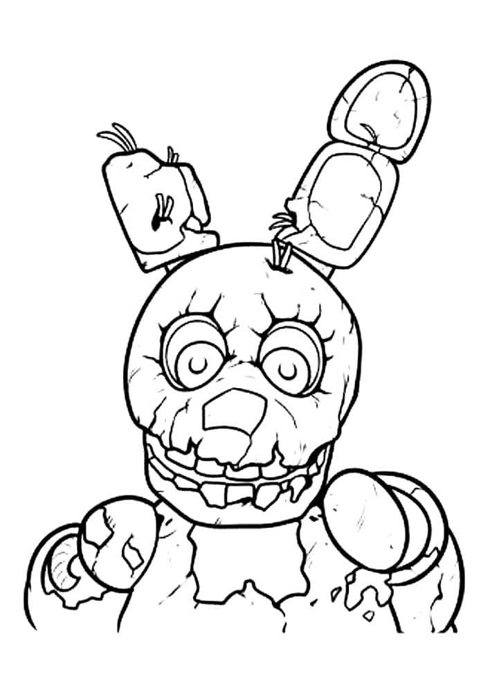 Раскраски 5 ночей с Фредди