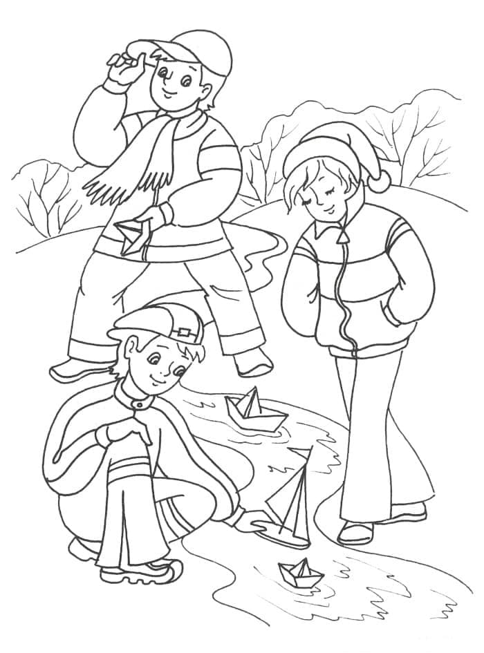 Пускают кораблики