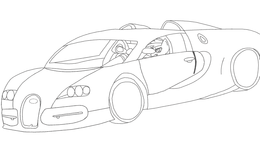 Ёугатти раскраска детская