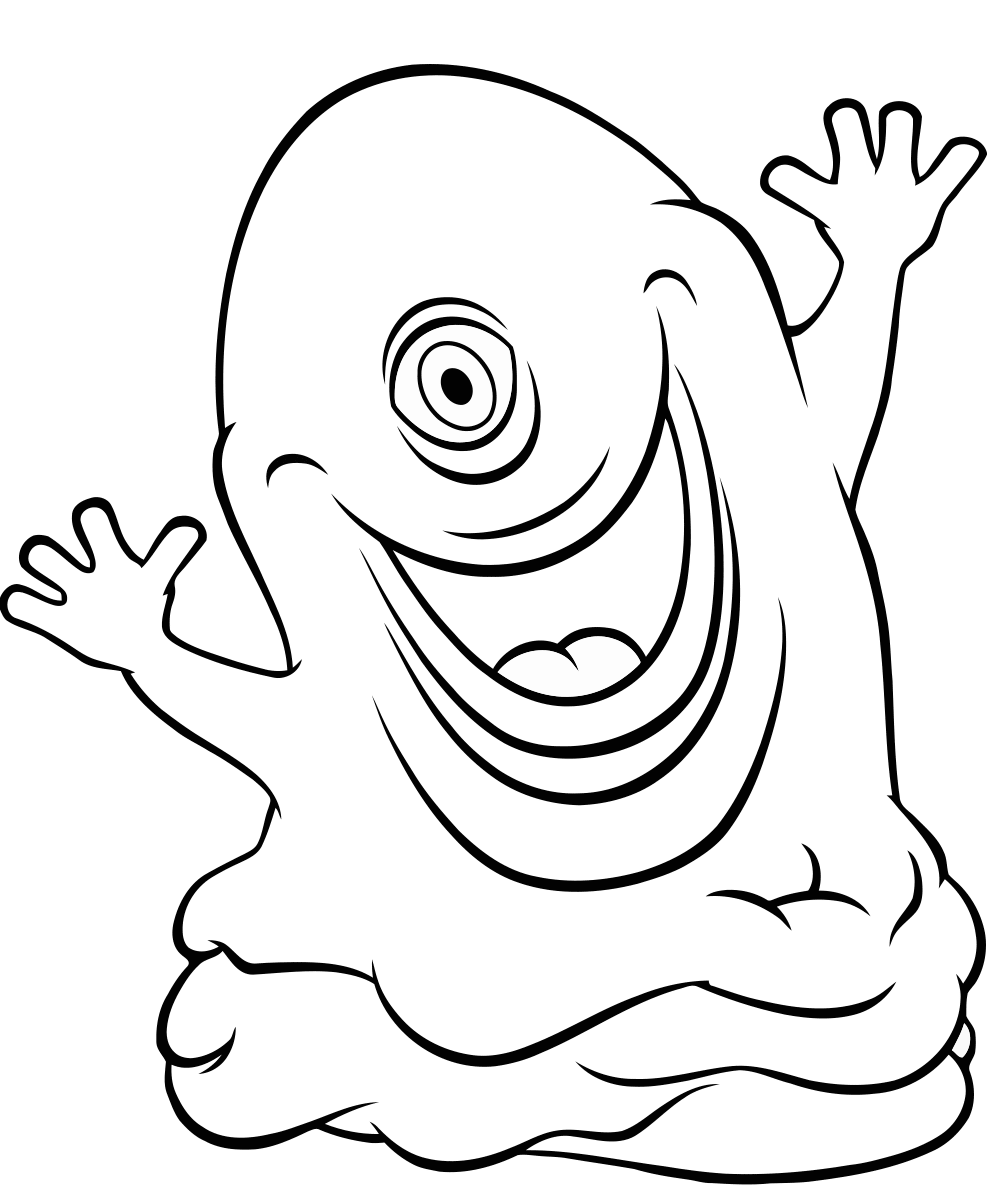 Инопланетянин раскаска