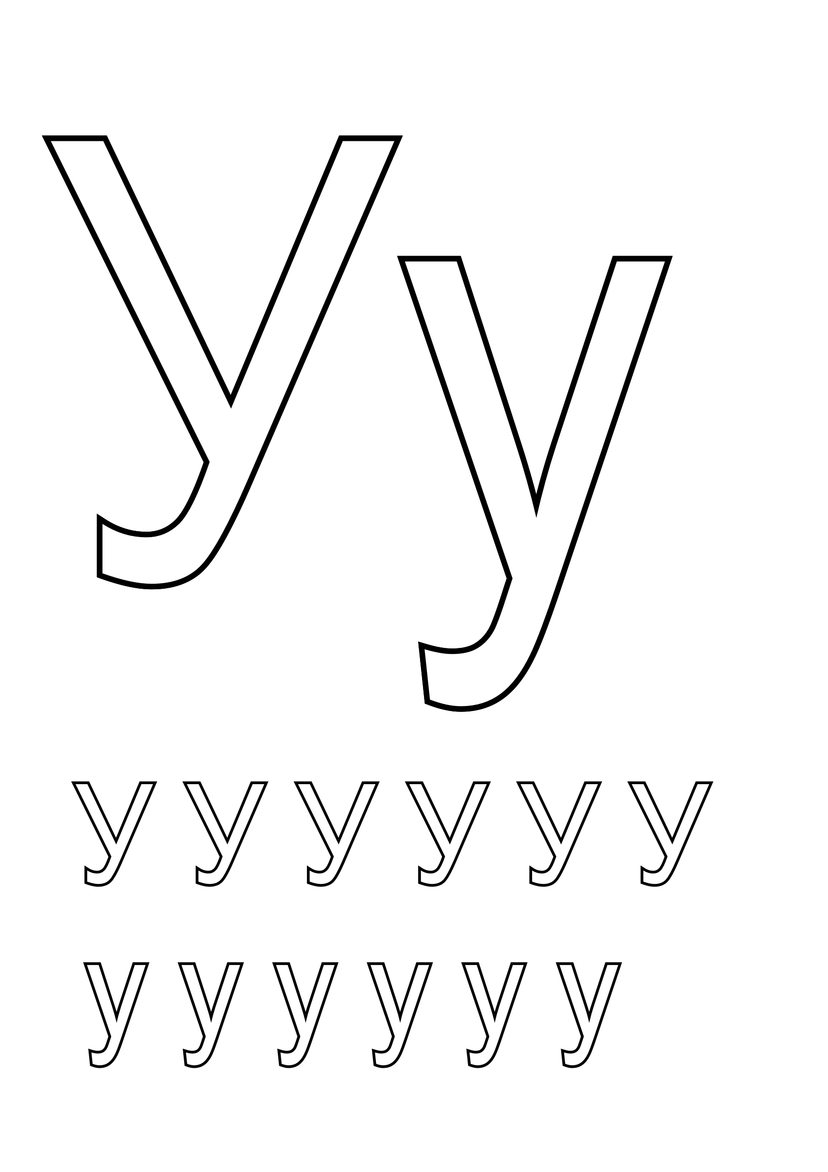 Ёуква У раскраска