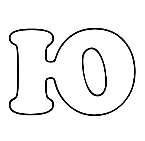 Буква Ю раскраска трафарет