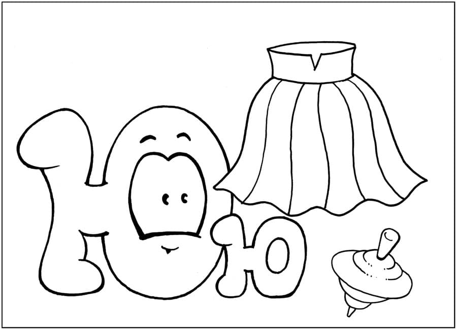 Ёуква Ю с глазами раскраска