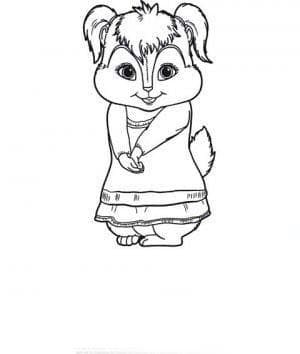 Девочка бурундучек