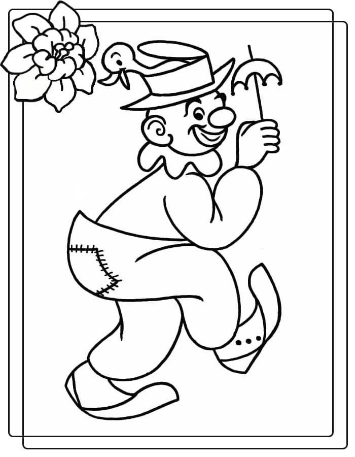 Веселый клоун