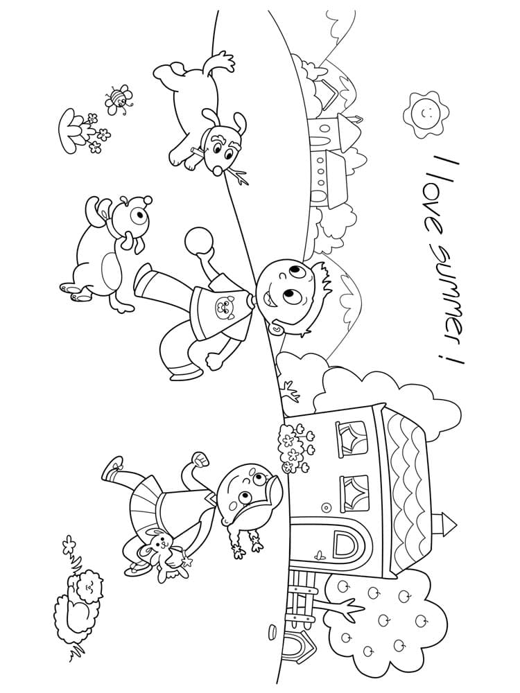 Летний месяц июнь