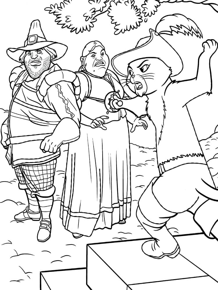 Кот в сапогах и злодеи