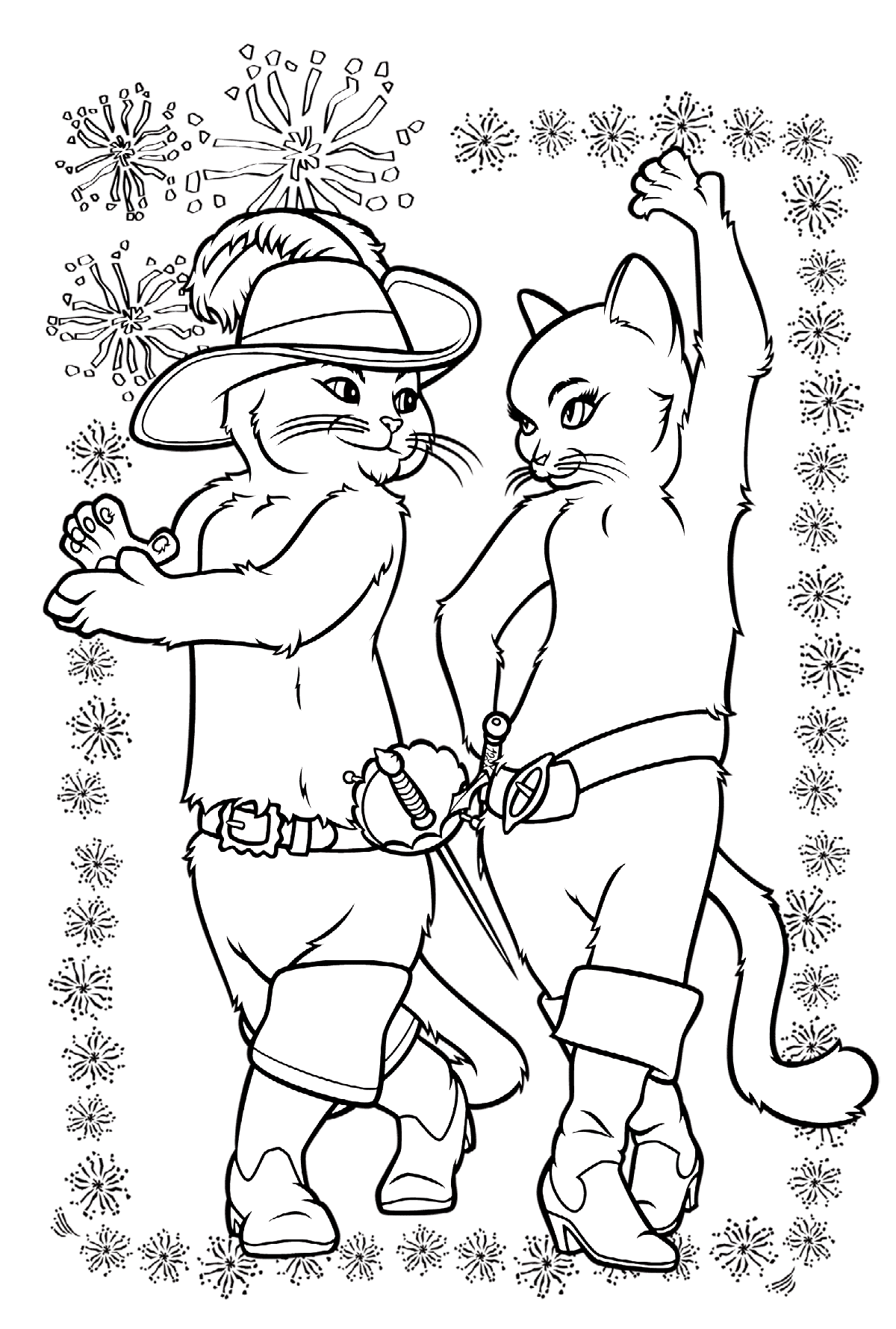 Кот в сапогах картинка