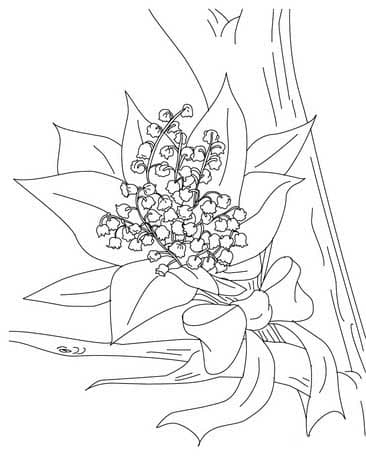 Ландыш с бантиком