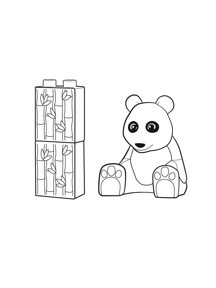 Медвежонок лего дупло раскраска детская
