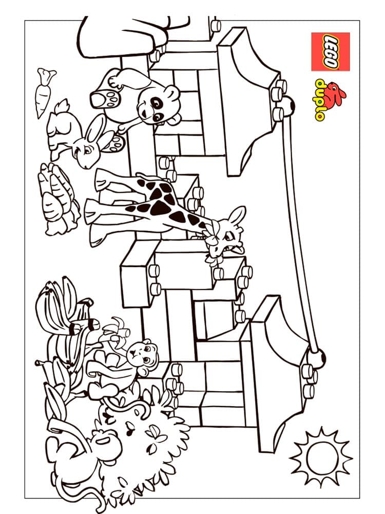 Зоопарк лего дупло