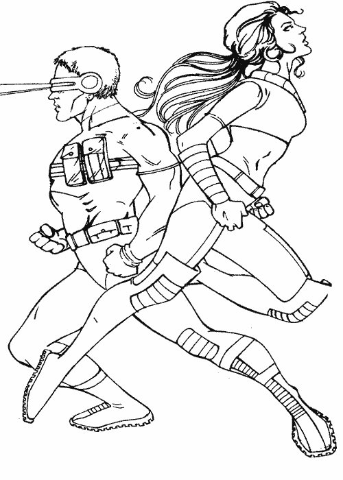 Люди ИКС мужчина и женщина