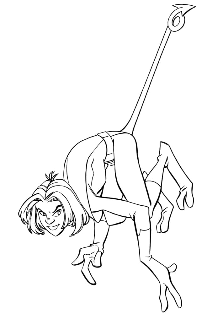 Раскраска для мальчика люди ИКС