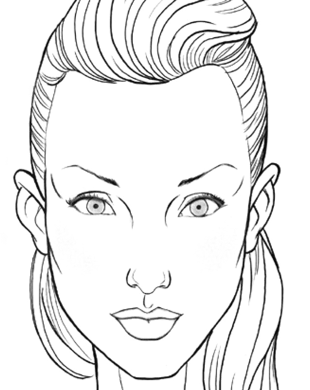 Лицо раскраска для макияжа