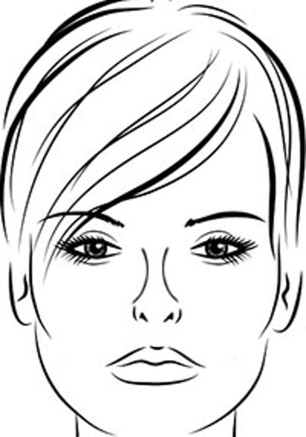 Раскраска лица девушки