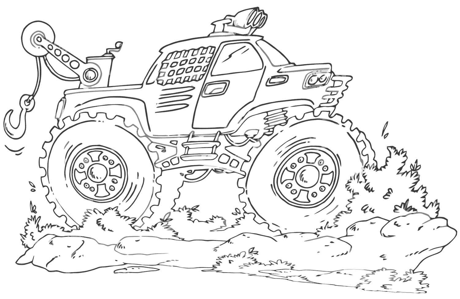 Монстр Трак в грязи