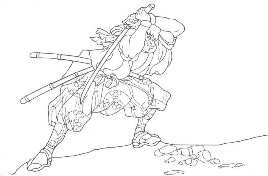 Самурай с кинжалами