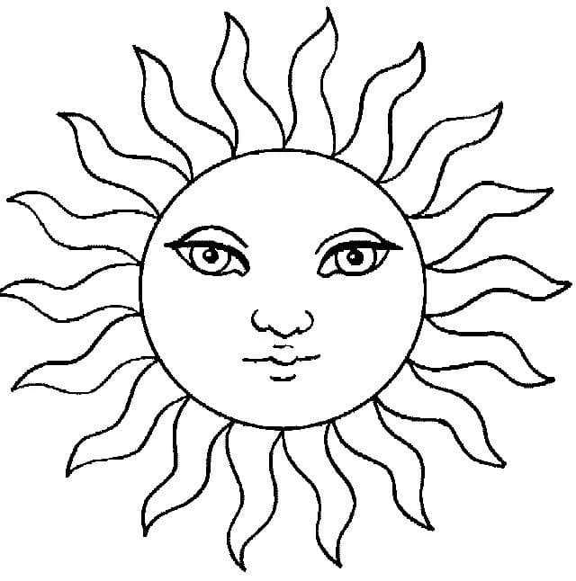 Красивое солнышко