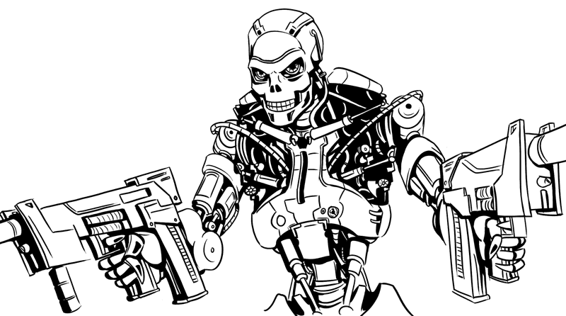 Робот из терминатора