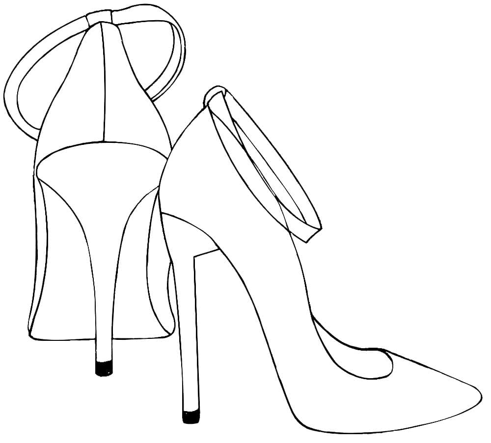 Модные туфли на шпильке