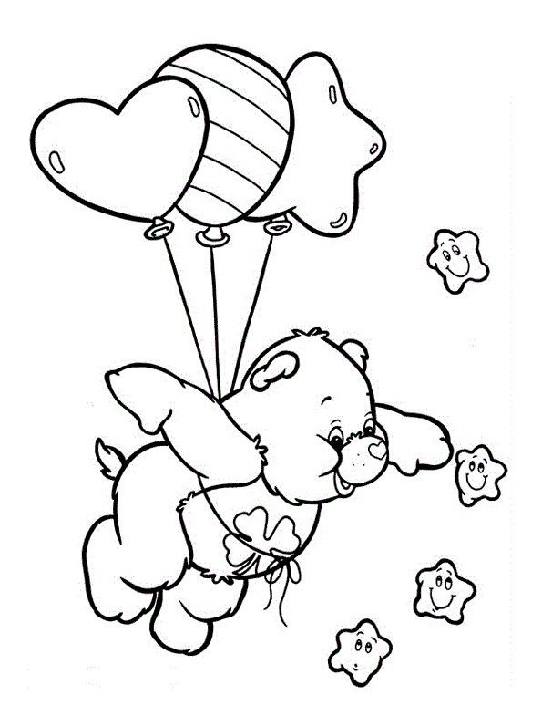 Медвежонок на воздушных шарах