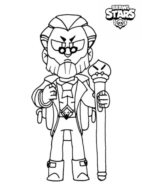 Раскраска Браво Старс Байрон