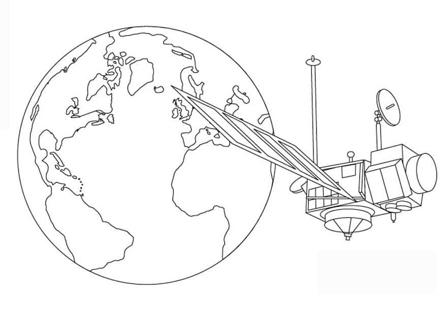 Планета раскраска