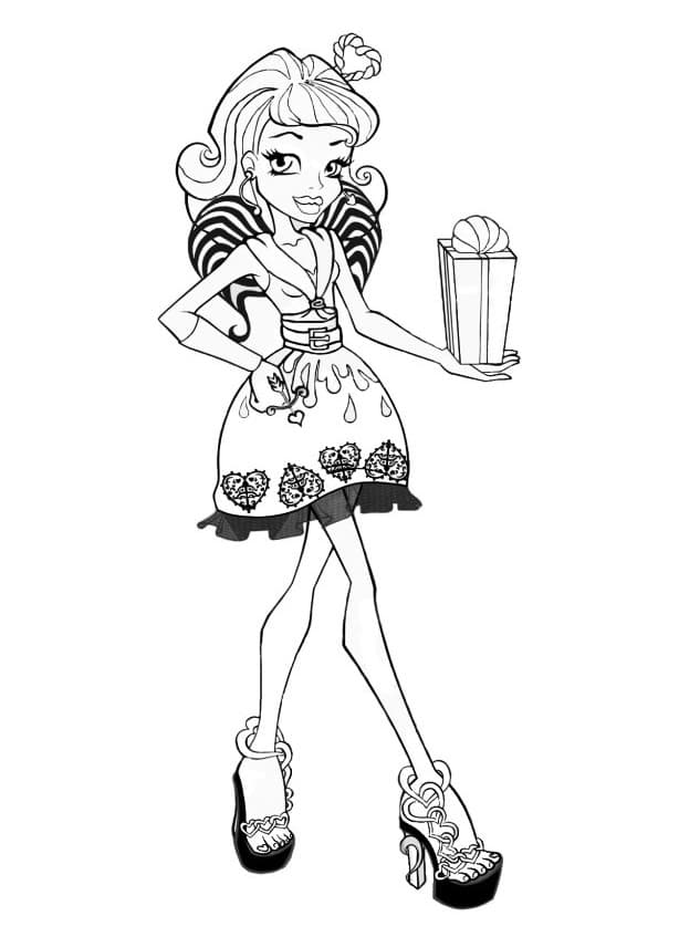 Девочка с подарком Эвер Афтер Хай