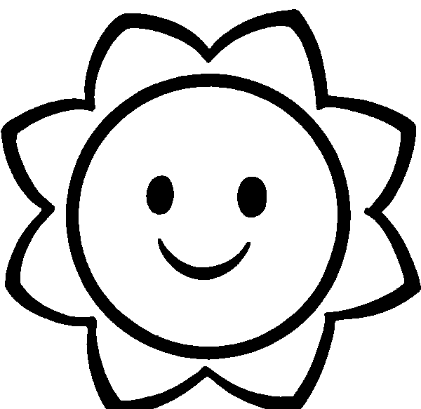 Цветочек с лицом