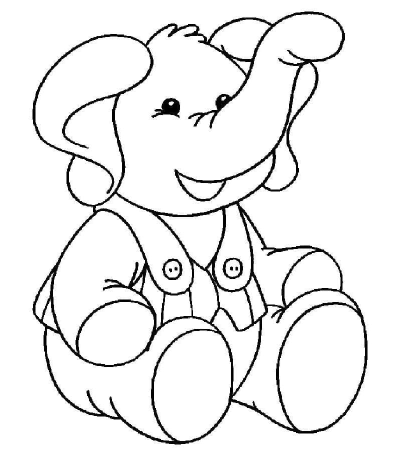 Слоник в комбинезоне