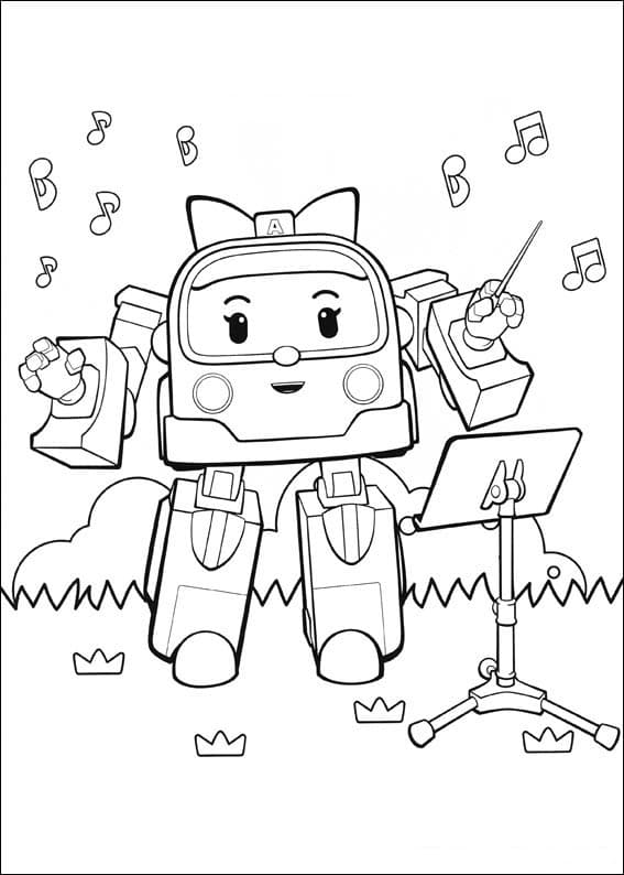 Эмбер дирижирует оркестром