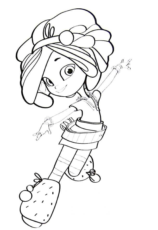 Девочка из сказочного патруля раскраска_2182