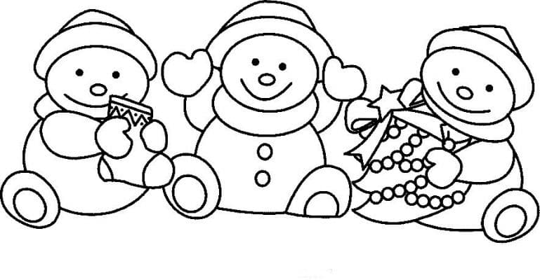 Маленькие снеговички