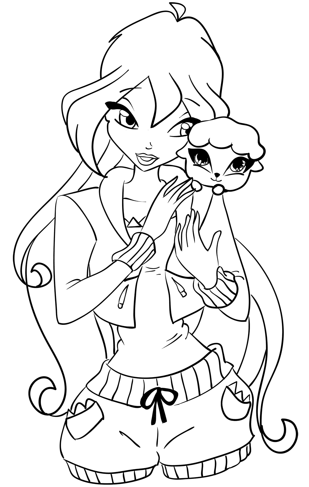 Блум с собачкой