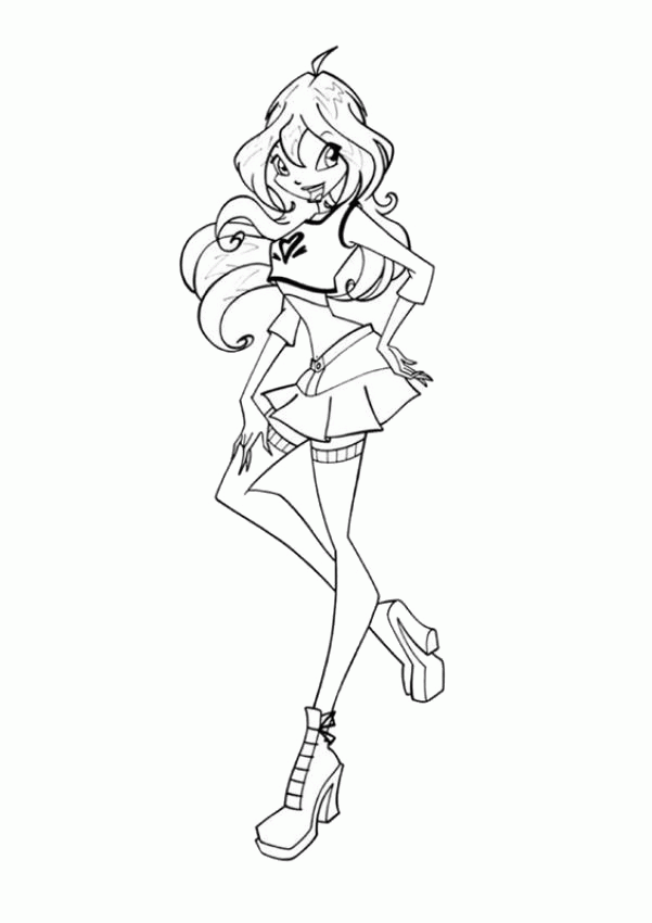 Раскраска блумикс