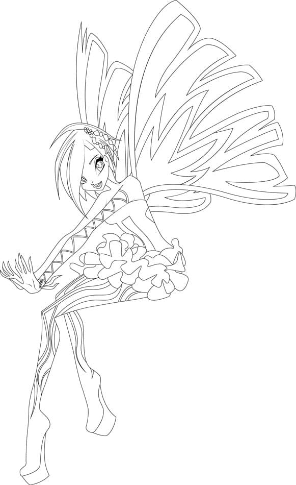 Раскраска лейла