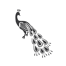 Трафарет жар птица