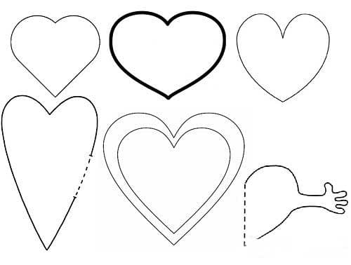 Формы сердечек