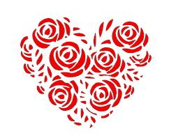 Сердце из роз