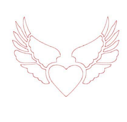 Сердце с крыльями
