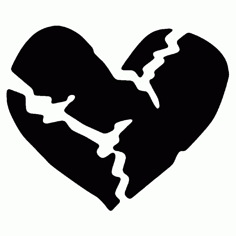 Трафарет сердце