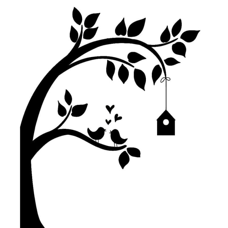 Дерево и птички