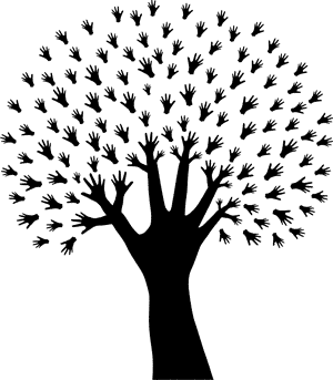 Дерево с ручками