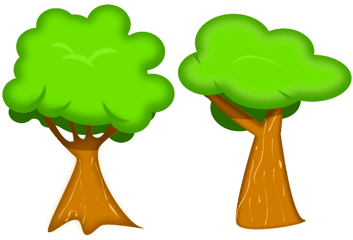 Два дерева картинка