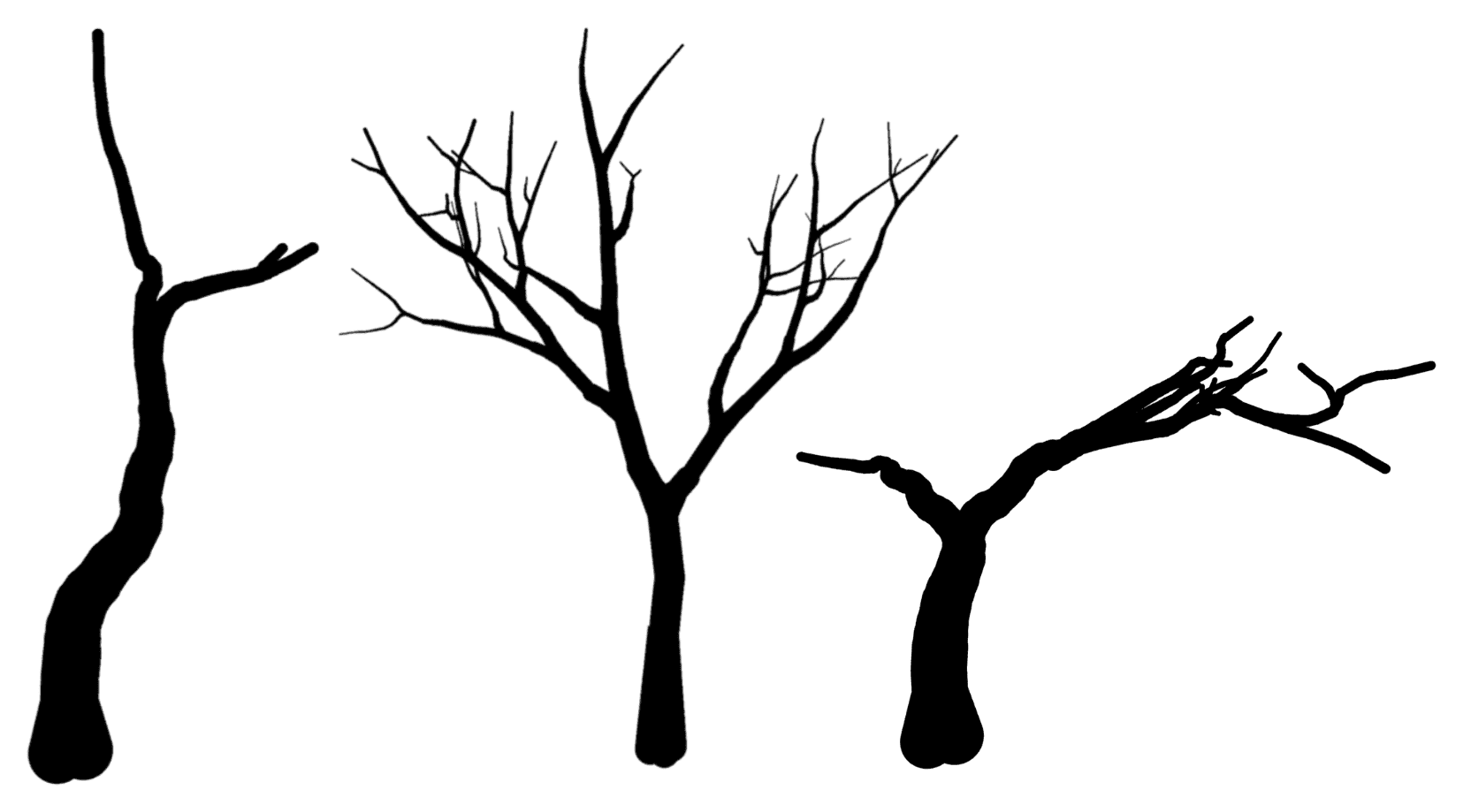 Голые деревья