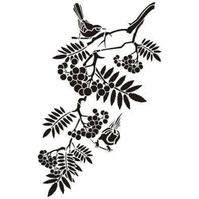 Листья на ветке